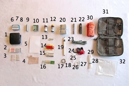 Making a 32-Piece Every Day Carry (EDC) Survival Kit